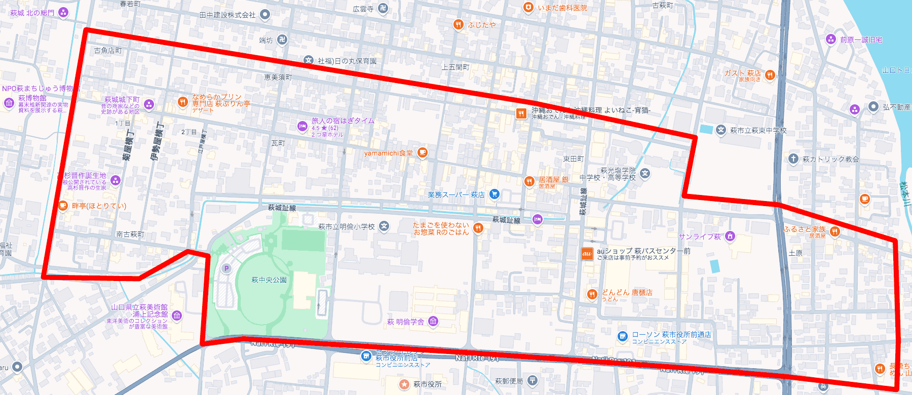 候補地地図